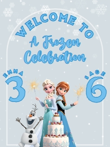 Welcome Sign Frozen Joint design preview