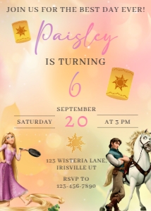 Babies and Kids Birthday Tangled Best Day Ever: Babies and Kids Birthday Tangled Best Day Ever