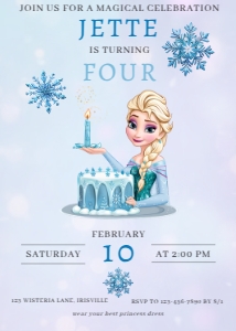 Babies and Kids Birthday Frozen Elsa Minimal: Babies and Kids Birthday Frozen Elsa Minimal