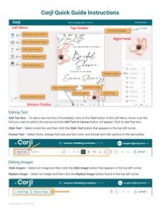 1 Corjl Instructions: BK005 Birthday BUNDLE - Wildflower Whimsical