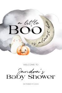 BB031-0111 24x36 Welcome Sign - Halloween Little Boo: BB031-0007 Mega BUNDLE - Halloween Little Boo