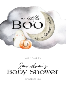 BB031-0111 18x24 Welcome Sign - Halloween Little Boo: BB031-0007 Mega BUNDLE - Halloween Little Boo