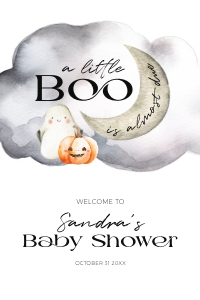 BB031-0111 20x30 Welcome Sign - Halloween Little Boo: BB031-0007 Mega BUNDLE - Halloween Little Boo