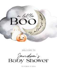 BB031-0111 8x10 Welcome Sign - Halloween Little Boo: BB031-0007 Mega BUNDLE - Halloween Little Boo