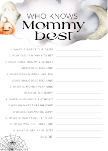 BBG31-01 Who knows Mommy best - Halloween Little Boo: BB031-0007 Mega BUNDLE - Halloween Little Boo