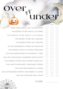 BBG31-05 Over or Under - Halloween Little Boo: BB031-0007 Mega BUNDLE - Halloween Little Boo