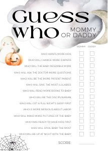 BBG31-10 Guess Who Mommy or Daddy - Halloween Little Boo: BB031-0007 Mega BUNDLE - Halloween Little Boo