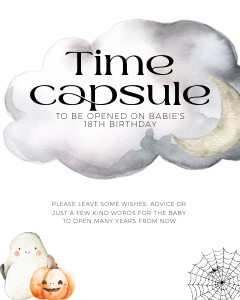 BBG31-21 Time Capsule Sign - Halloween Little Boo: BB031-0007 Mega BUNDLE - Halloween Little Boo