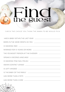 BBG31-25 Find the Guest - Halloween Little Boo: BB031-0007 Mega BUNDLE - Halloween Little Boo