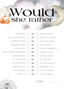 BBG31-24 Would She Rather - Halloween Little Boo: BB031-0007 Mega BUNDLE - Halloween Little Boo