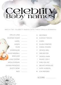 BBG31-23 Celebrity Baby Names - Halloween Little Boo: BB031-0007 Mega BUNDLE - Halloween Little Boo