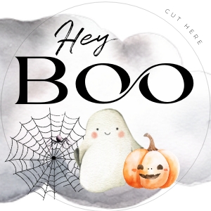 BB031-0114 2x2 Cupcake topper - Halloween Little Boo: BB031-0007 Mega BUNDLE - Halloween Little Boo