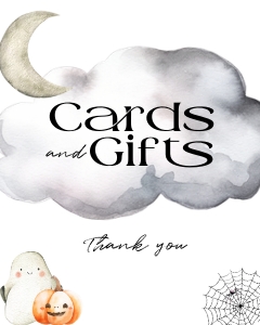 BK031-0109 8x10 Cards and Gifts Sign - Halloween Little Boo: BB031-0007 Mega BUNDLE - Halloween Little Boo