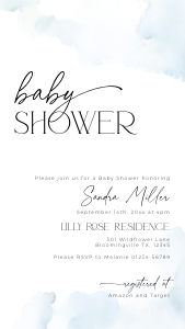 BB037-10 1080x1920px Electronic Invitation - Cloud Nine Blue: BBB37-01 Invitation BUNDLE - Cloud Nine Blue