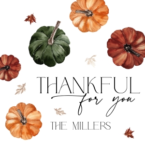 CH068-02 2x2 Thanksgiving Gift Tag - Dark Pumpkins: CHB68-01 Thanksgiving Invitation Bundle - Dark Pumpkins