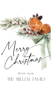 CH069-02 2x3.5 Gift Tag - Christmas Bow: CH069-02 Gift Tags - Christmas Bow