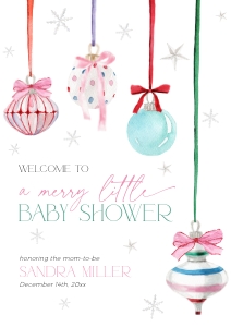 BB079-11 DIN A1 Welcome Sign - Pastel Christmas Ornaments: BB079-11 Welcome Sign - Pastel Christmas Ornaments