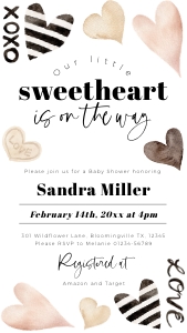 BB085-10 1080x1920px Electronic Invitation - Modern Valentine: BBB85-01 Invitation Bundle - Modern Valentine