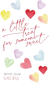 CH086-02 2x3.5 Gift Tag - Colorful Hearts: CHB86-01 Invitation Set- Colorful Hearts