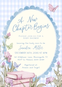 Storybook Baby Shower Invitation Template design preview