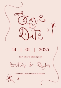 Save the Date BRITT Design: Save the Date BRITT Design