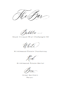 Bar Sign - Fleur Design design preview