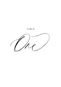 Fleur Table Numbers: Fleur Template Bundle
