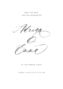 Fleur Save The Date: Save The Date - Fleur Design