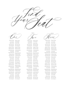 Fleur Seating Chart: Fleur Template Bundle