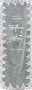 Medium Lace Welcome Sign: Lace Sign Bundle