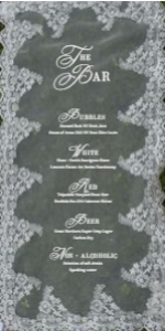 Small Lace Bar Sign design preview