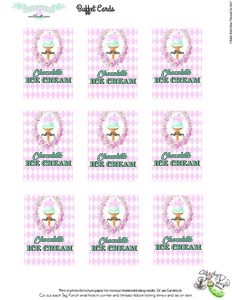 HeresTheScoop-Baby-FlatCards: Here's The Scoop, Baby-Buffet Cards