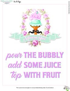 HeresTheScoop-Baby-MIMOSA: Here's The Scoop, Baby-Mimosa Bar