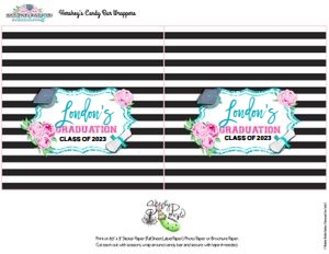 Kate Spade (2) Inspired Chocolate Bar Wrappers design preview
