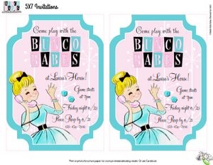 Bunco Babes-Invitations design preview