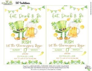 St. Paddy's Day-Party Invitation design preview