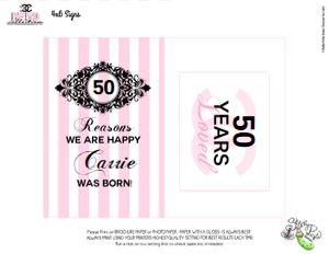 Chanel No50-50 Reasons We Love Sign and Cards design preview