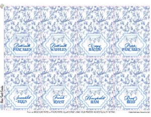 Toile Easter-Easter Buffet Cards design preview