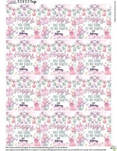 EasterSleepover-TAGS: Easter Sleepover-Favor Tags