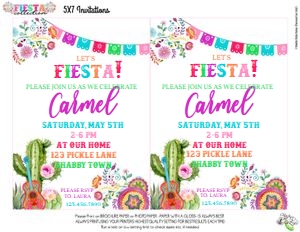 Fiesta-INVITATIONS design preview