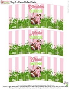 Birthday Football-12oz Carton Labels design preview