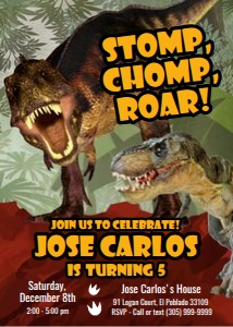 1039 Dino TRex design preview