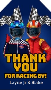 1052 1053 Siblings Race Car Favor: 1053 Siblings Race Car Photo