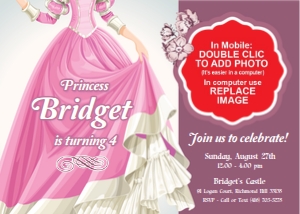1072H Princess Photo design preview