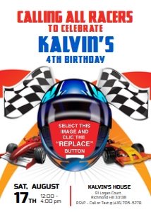 1089 Blue Helmet Race Car CORJL: 1089 Blue Helmet Race Car CORJL