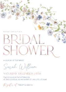 B016 Bridal Shower Invite: B016 Bridal Shower Bundle