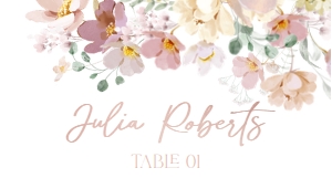 B005 Place Card Flat 3.5x2in: B005 Bridal Shower Bundle