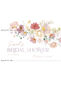 B005 Aldi Chocolate Wrapper 4x6in: B005 Bridal Shower Bundle