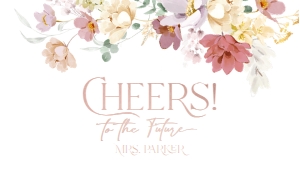 B005 Mini Champagne Label 3.5x2in: B005 Bridal Shower Bundle