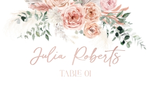 B008 Place Card Flat 3.5x2in: B008 Bridal Shower Bundle